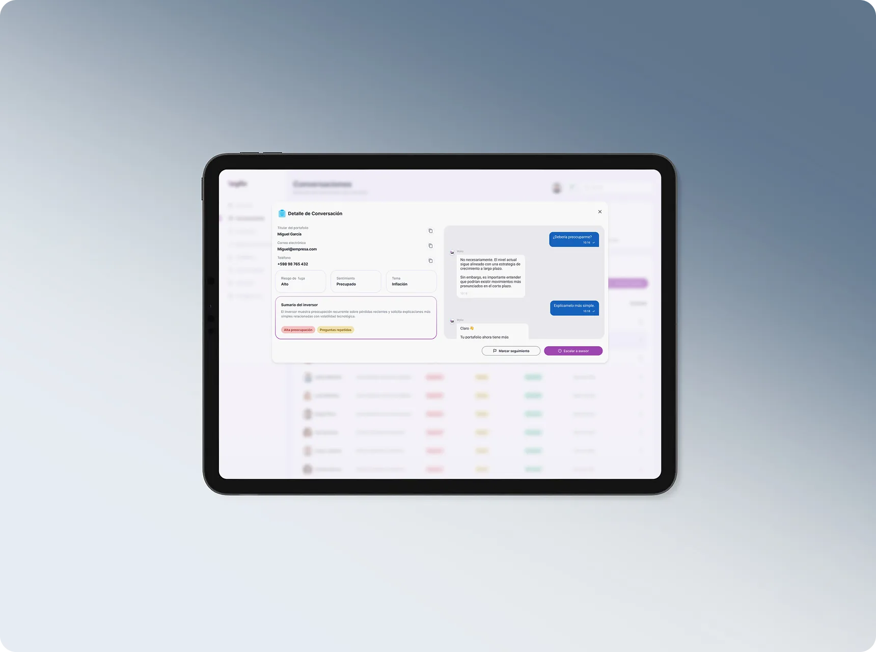 Wylio dashboard mockup